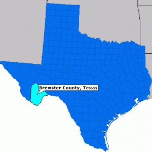 Brewster County, TX map