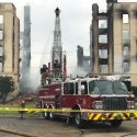 Fire Tears Through Vacant Ambassador Hotel in Downtown Dallas