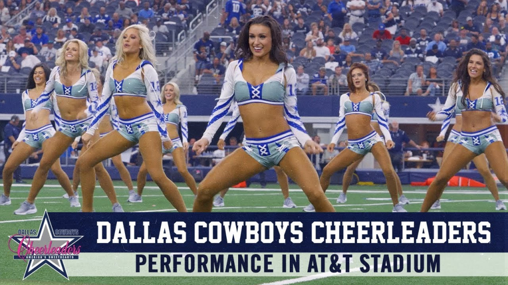 Dallas Cowboys Cheerleaders go crazy after their new locker room